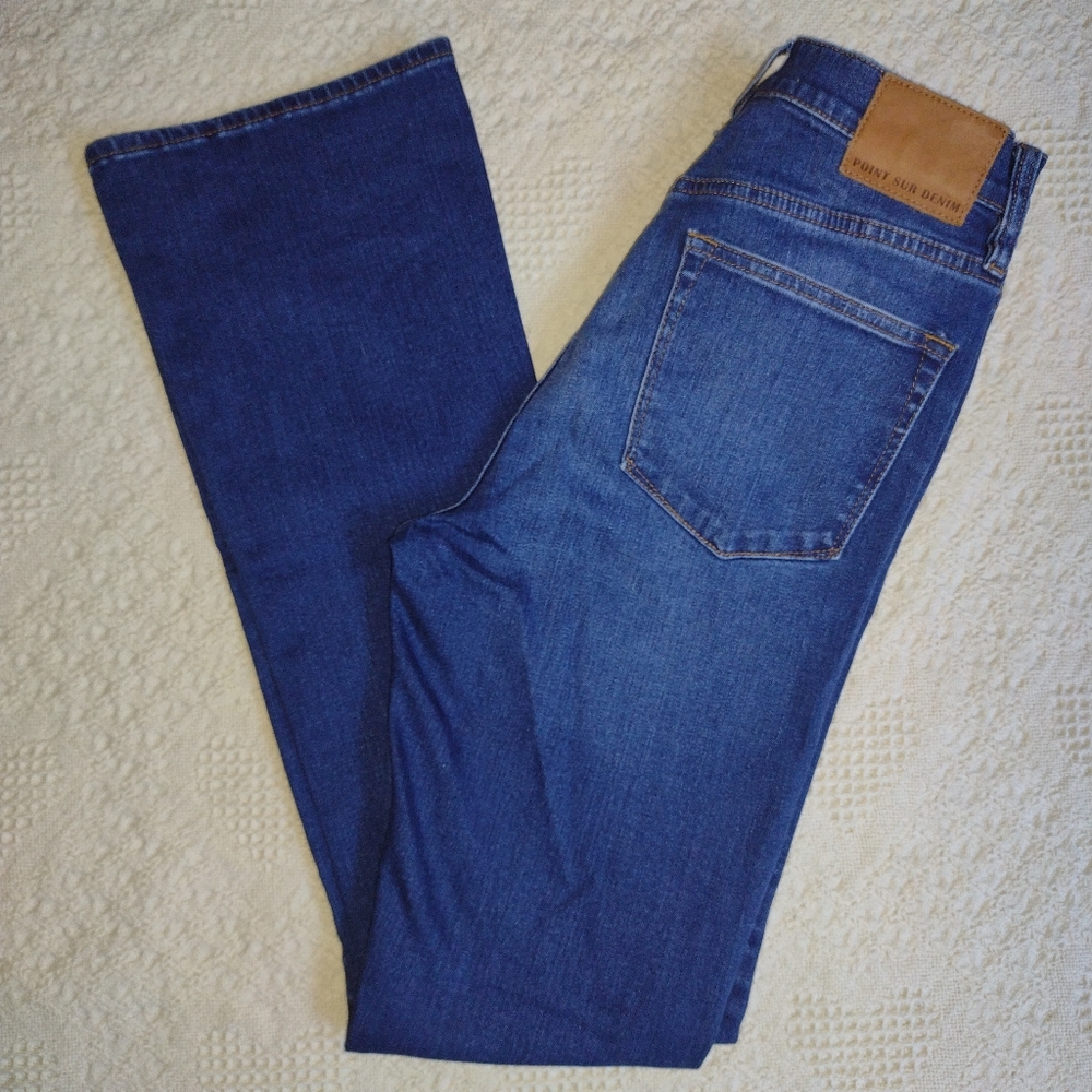 Point Sur J Crew Flare Jeans Skinny Fit
